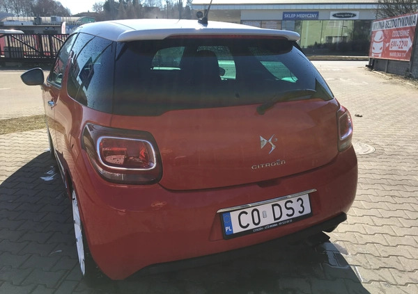 Citroen DS3 cena 25900 przebieg: 70471, rok produkcji 2013 z Bydgoszcz małe 277